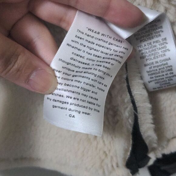 Good American Faux Leather Shearling Jacket - Picture 6 of 7